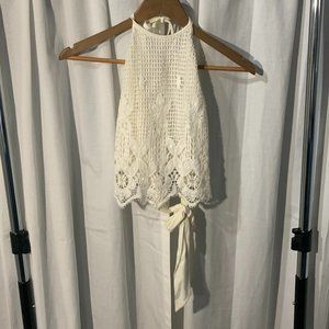 White Lace Croptop